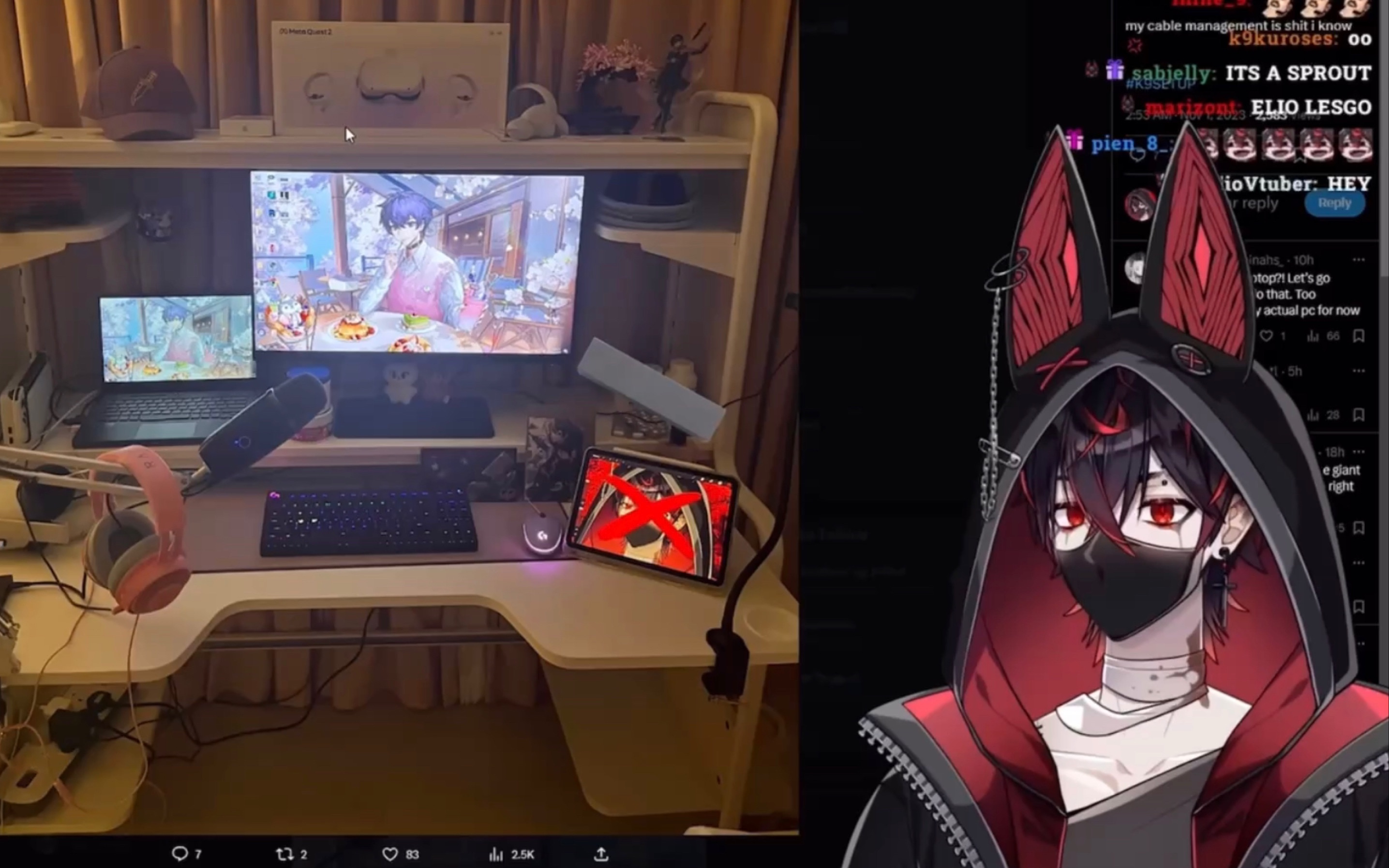 【kuro/熟切】笨蛋主播忘记了自己的谷子还没发货