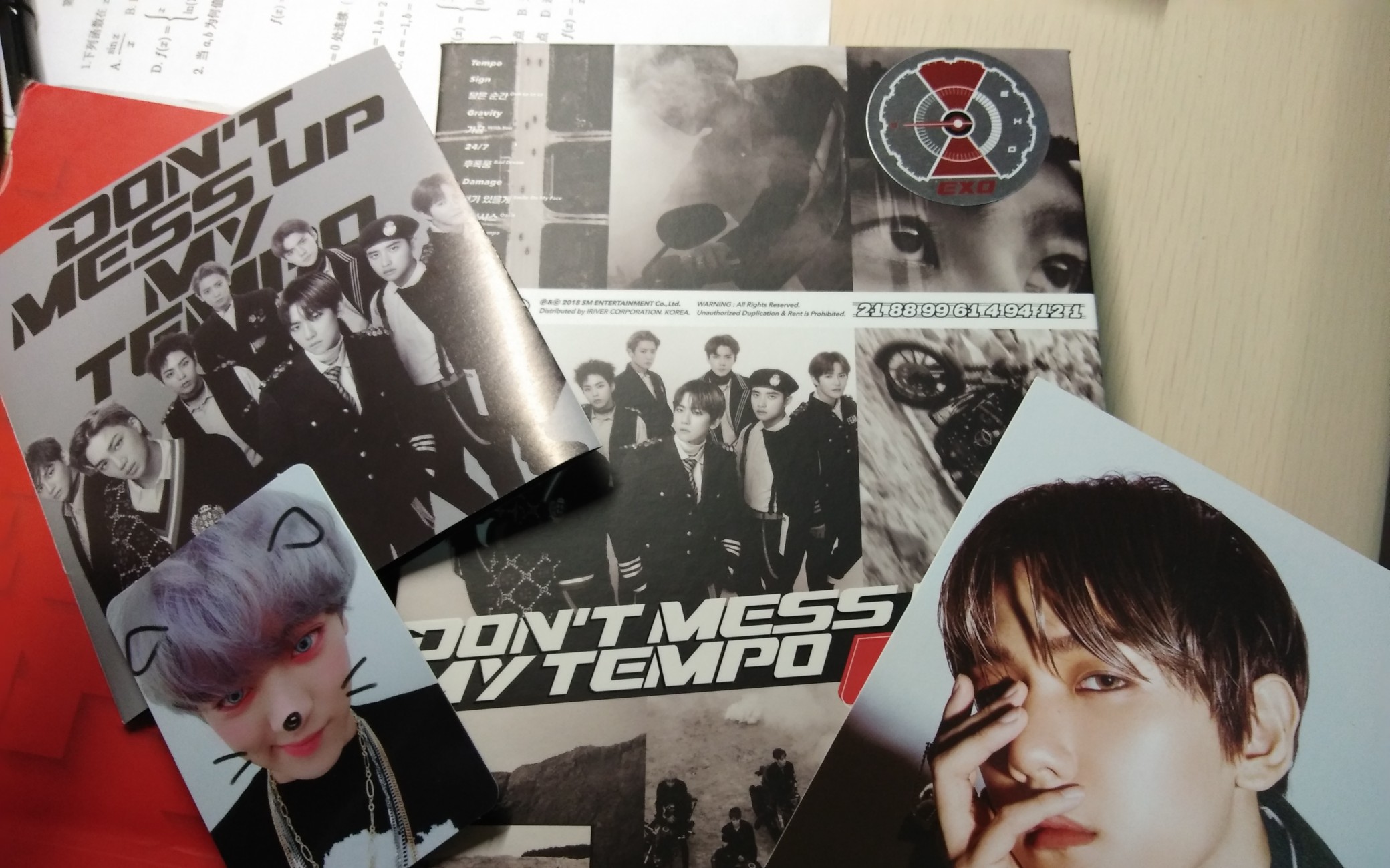 【EXO 《Tempo》】专辑开箱!!!哇哇哇哇海报真的超级超级超级超级大一张⊙Š™哔哩哔哩bilibili