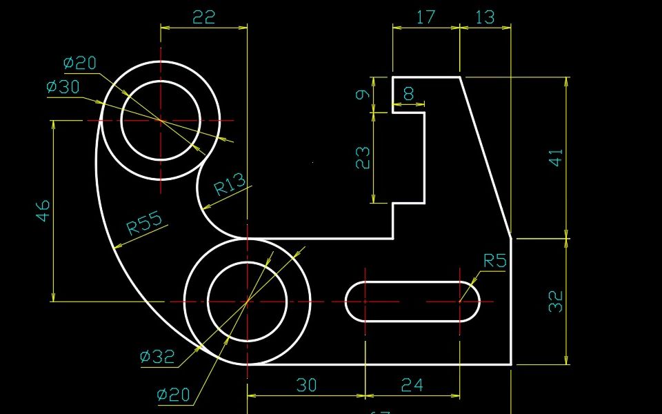 CAD零基础每日必练图 #CAD零基础 #cad零基础教学 #cad零基础教程 #cad零基础入门教程 #cad零基础学习教程 CAD绘图技巧 CAD快速绘图技哔哩哔哩...