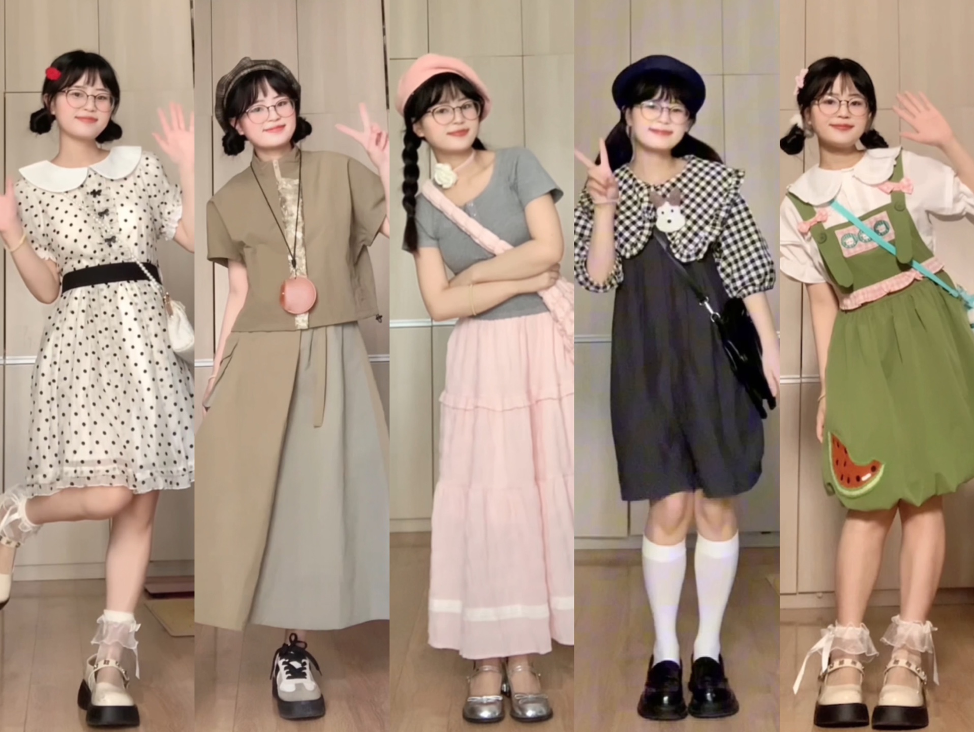 150小个子夏季元气少女穿搭分享|分享一波敲甜美的小裙子,谁穿谁可爱