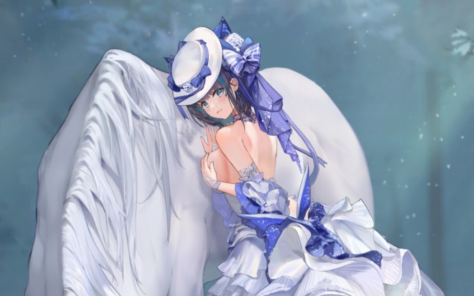 柴郡冰雪雪公主l2d礼服皮肤(含特触)