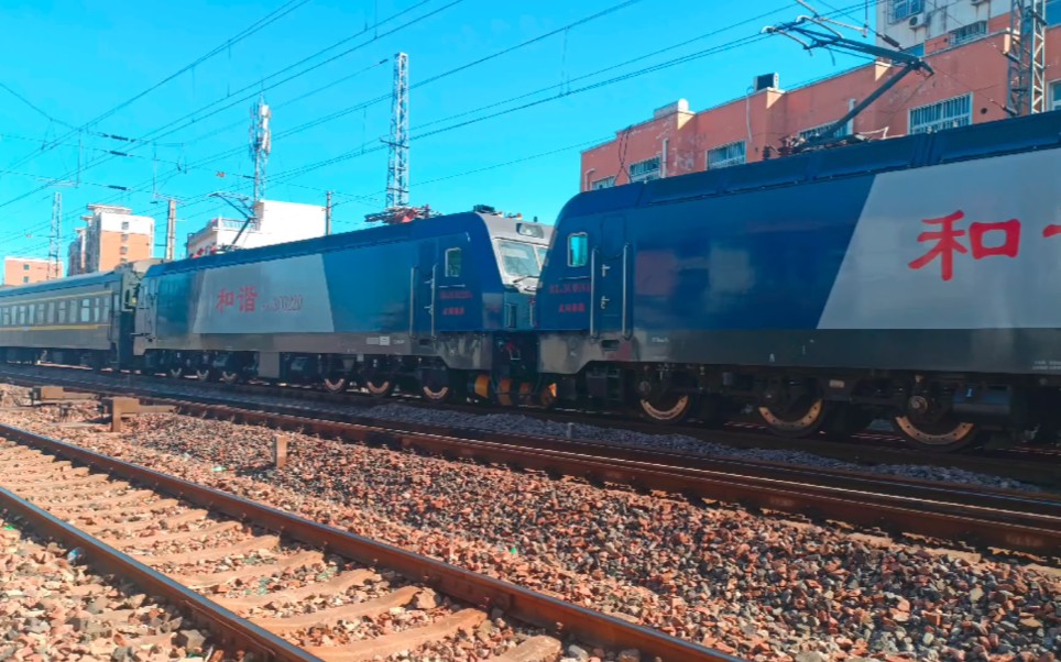 双机k283本务hxd6c381出鲁山站去让河方向