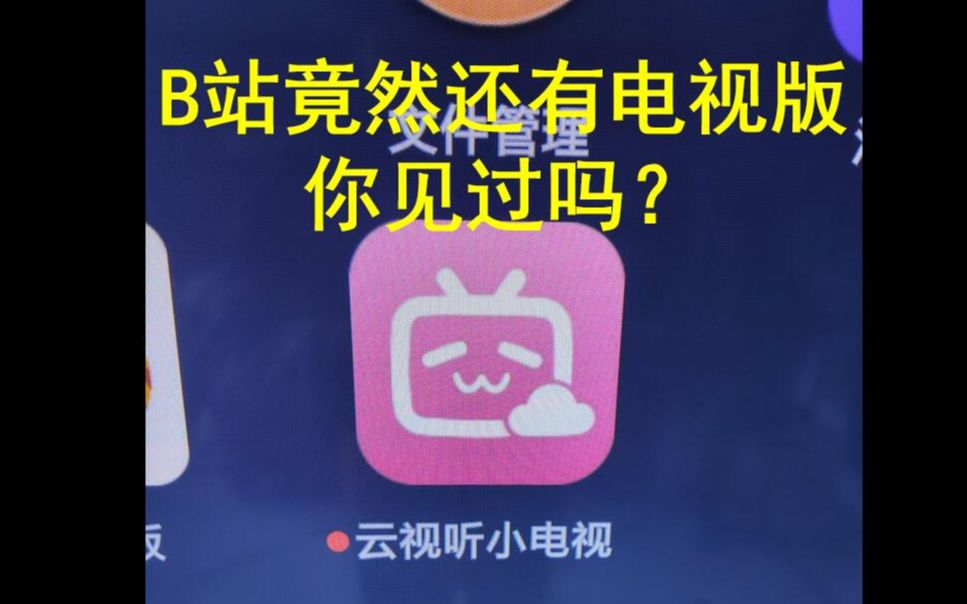 你见过B站TV版吗?哔哩哔哩bilibili