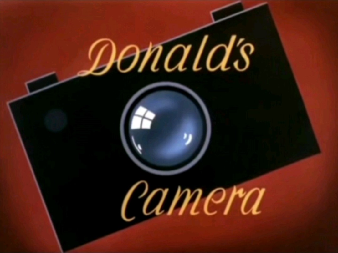 迪士尼动画唐老鸭唐老鸭的照相机 Donald's Camera.1941.1950米高梅动画重制版标题卡哔哩哔哩bilibili