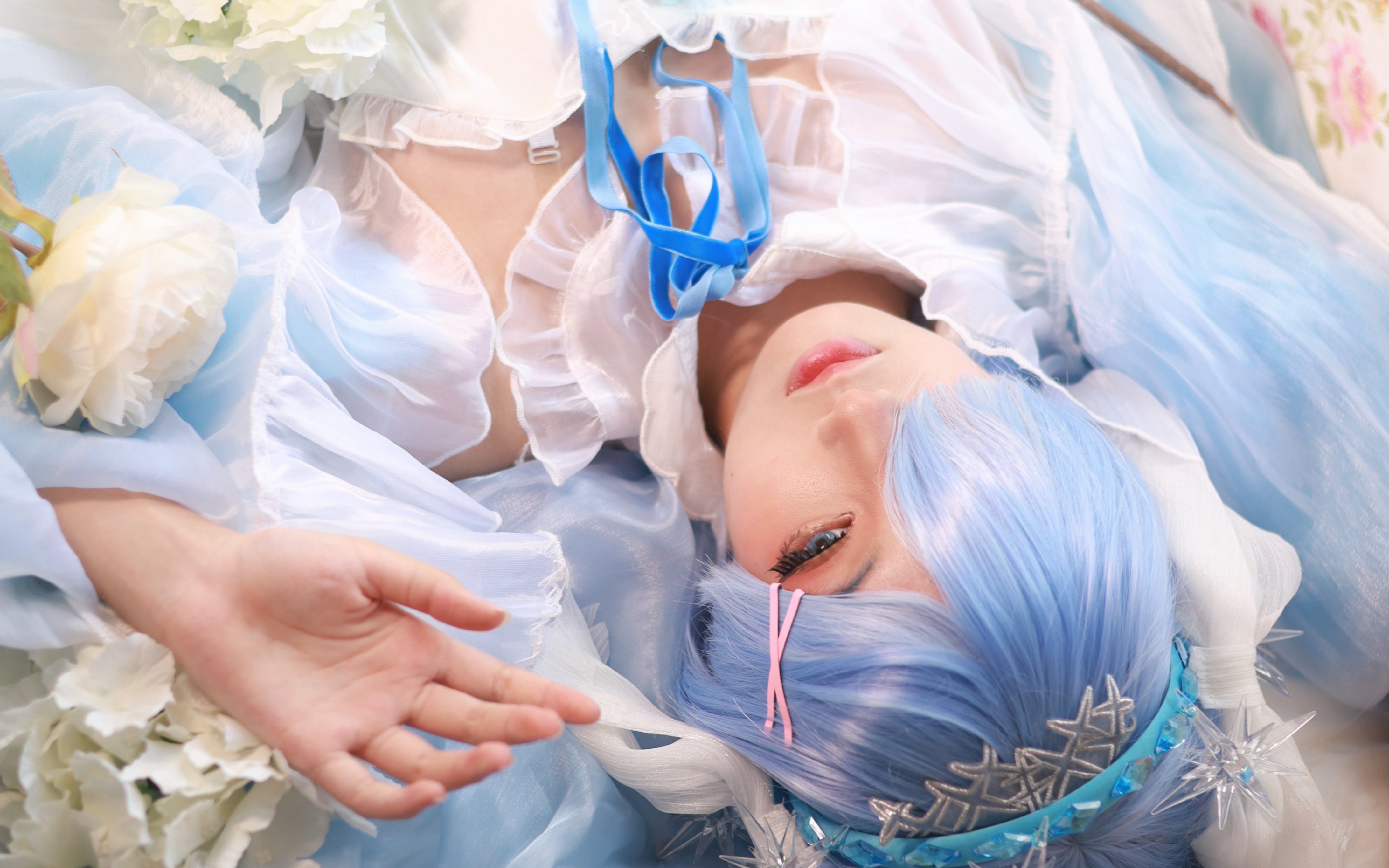 15岁初三牲cos雷姆(谢谢引流小妙招