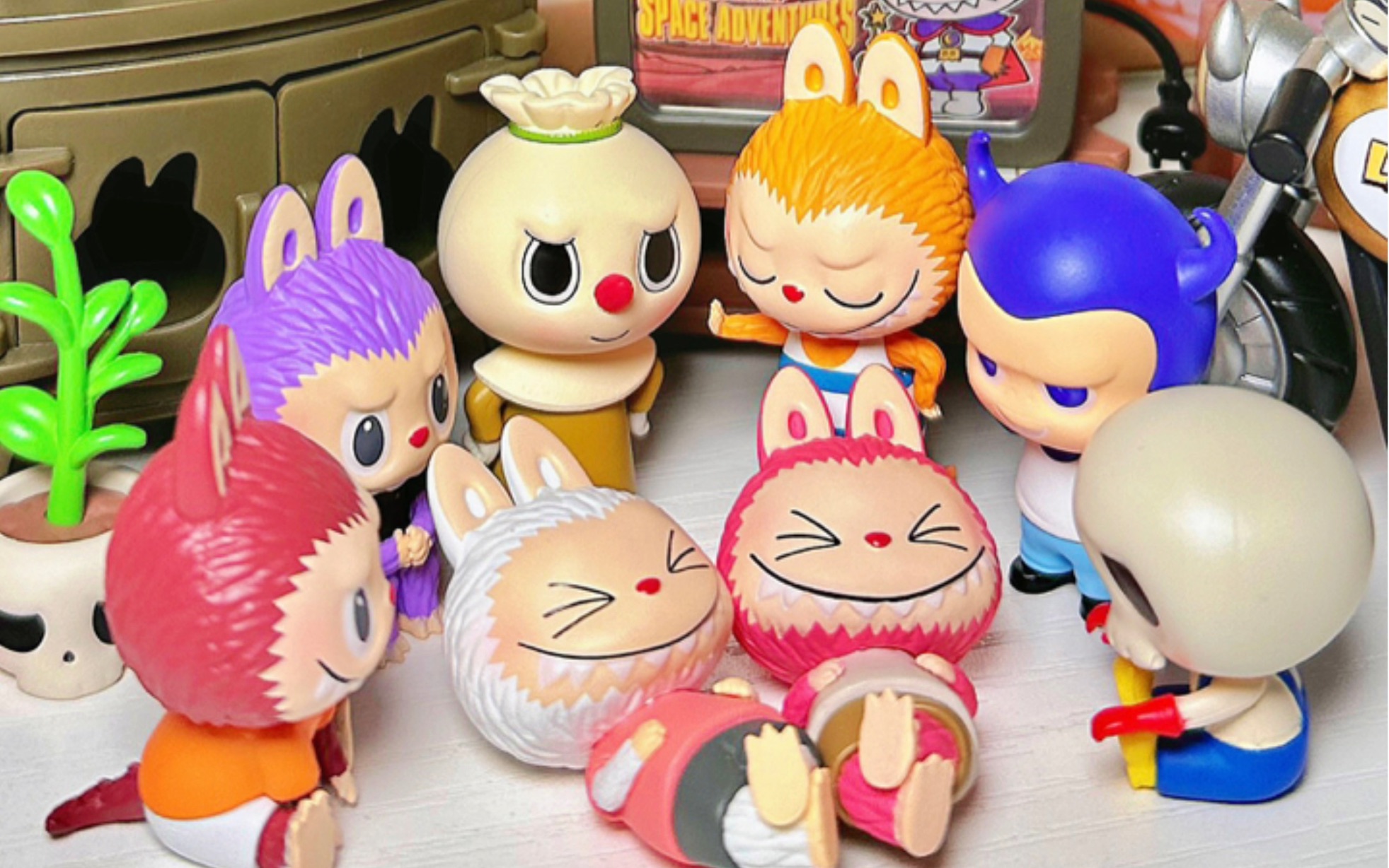 labubu精灵之家系列!mini太可爱