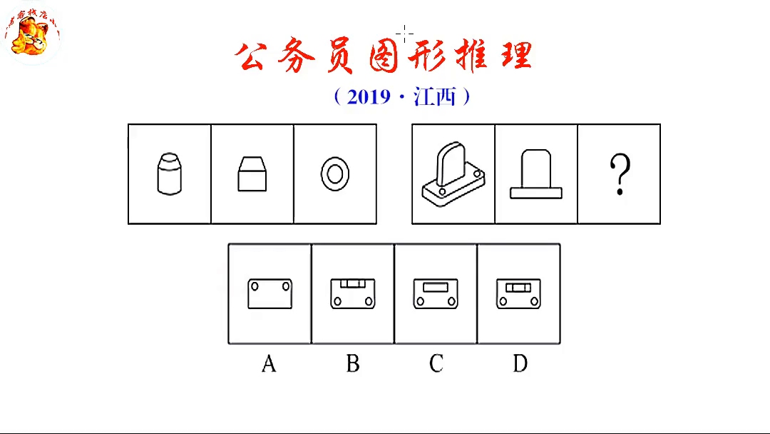 公务员图形推理,立体图正视图和俯视图,你分得清吗哔哩哔哩bilibili