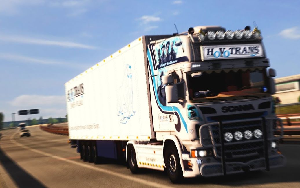 【ets2】老款斯堪尼亚r580 hovotrans涂装