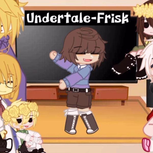 Undertale reacts to Frisk AU voices, Gacha club