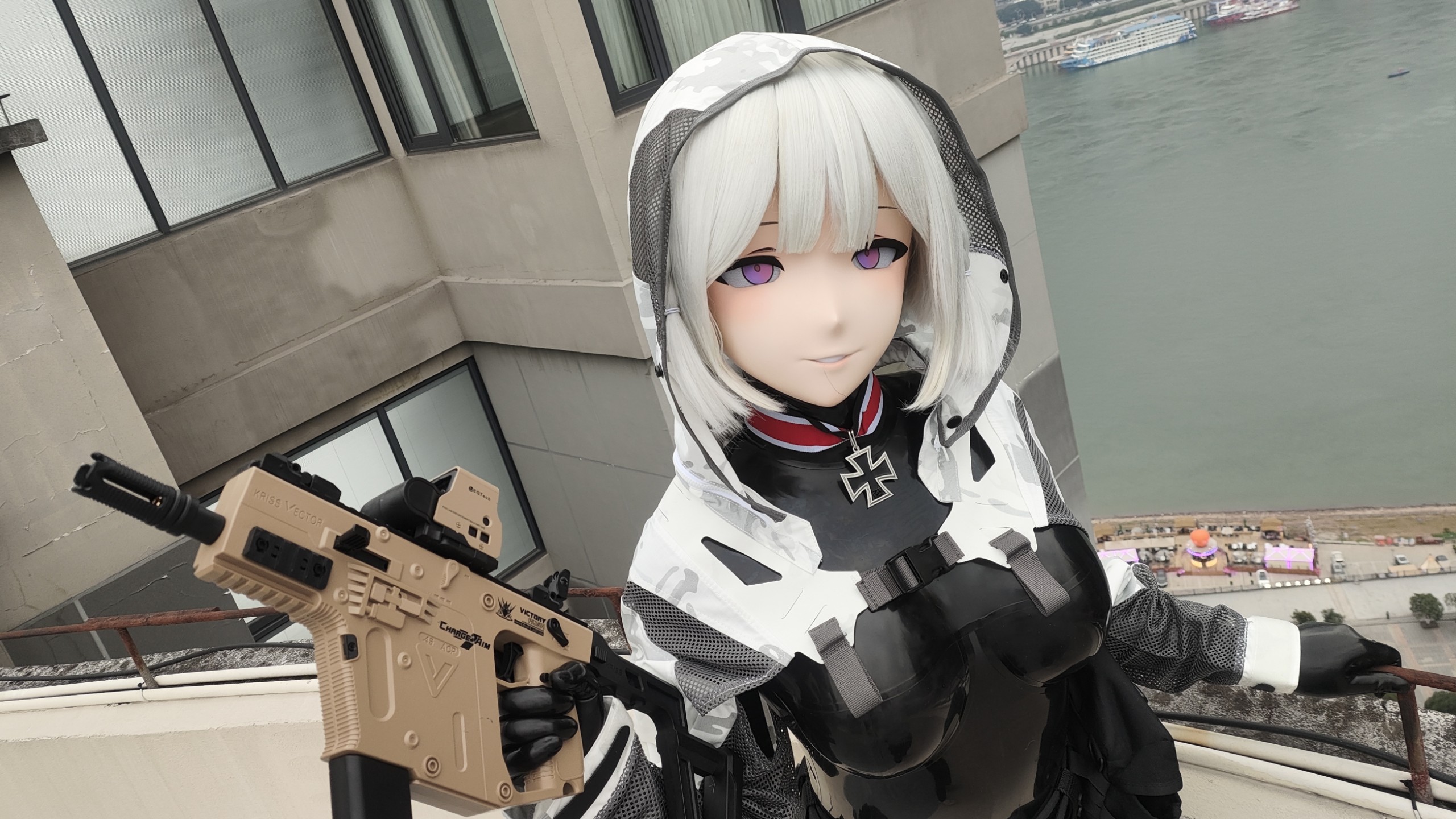 [Kigurumi]模仿下终末地的萤石组了套战术穿搭