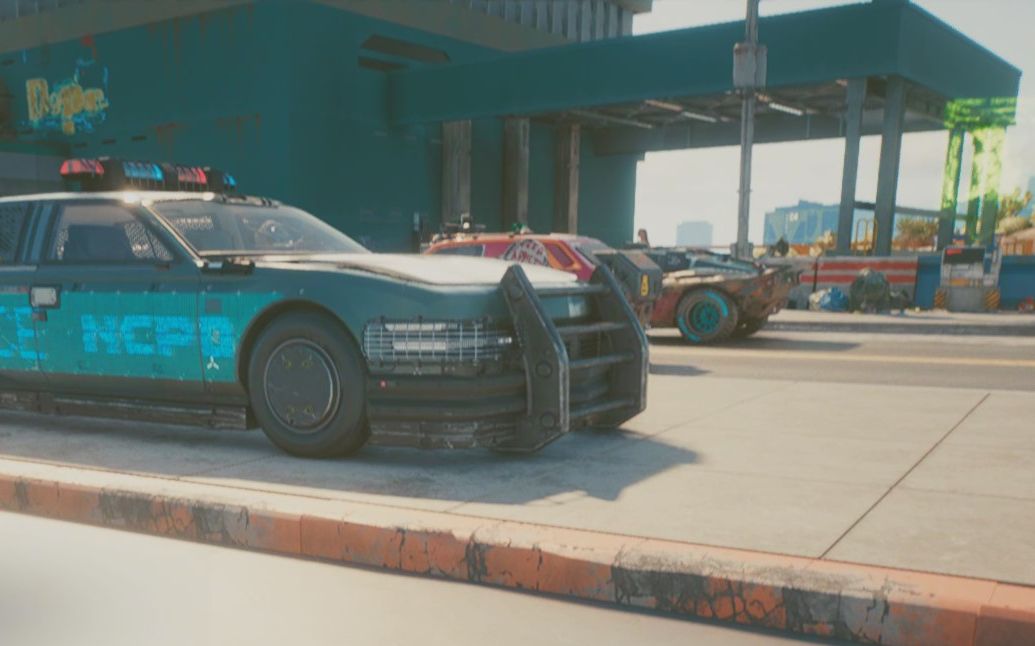 活动作品赛博朋克2077警察车赛不是
