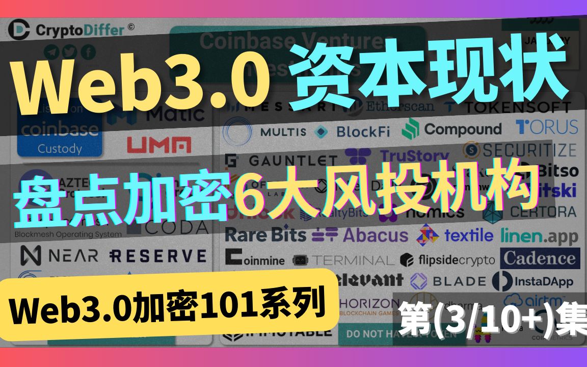 盘点圈内6大Web3.0风投机构【Web3加密101百科】第3集|风投 #a16z #红杉资本 #solidity哔哩哔哩bilibili