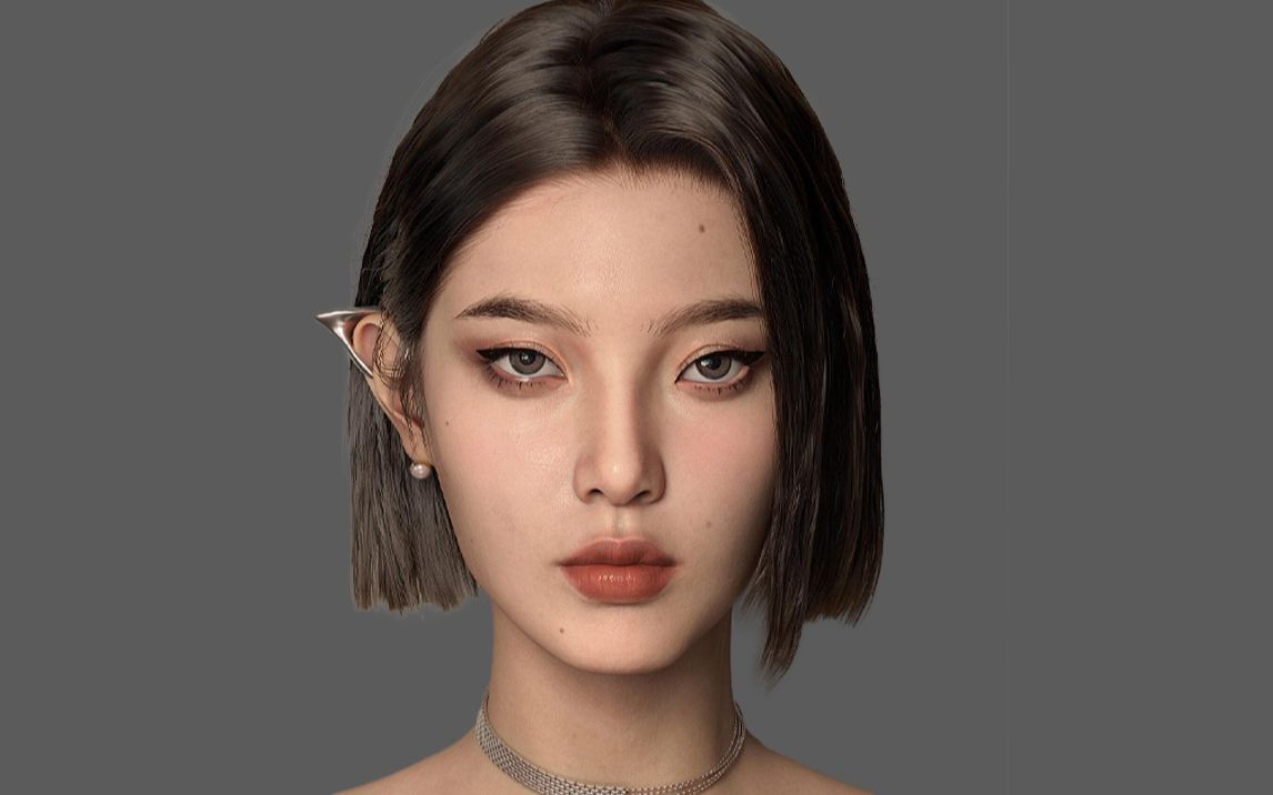 maya角色建模:影视写实女性角色制作,超详细人头模型布线技巧详解