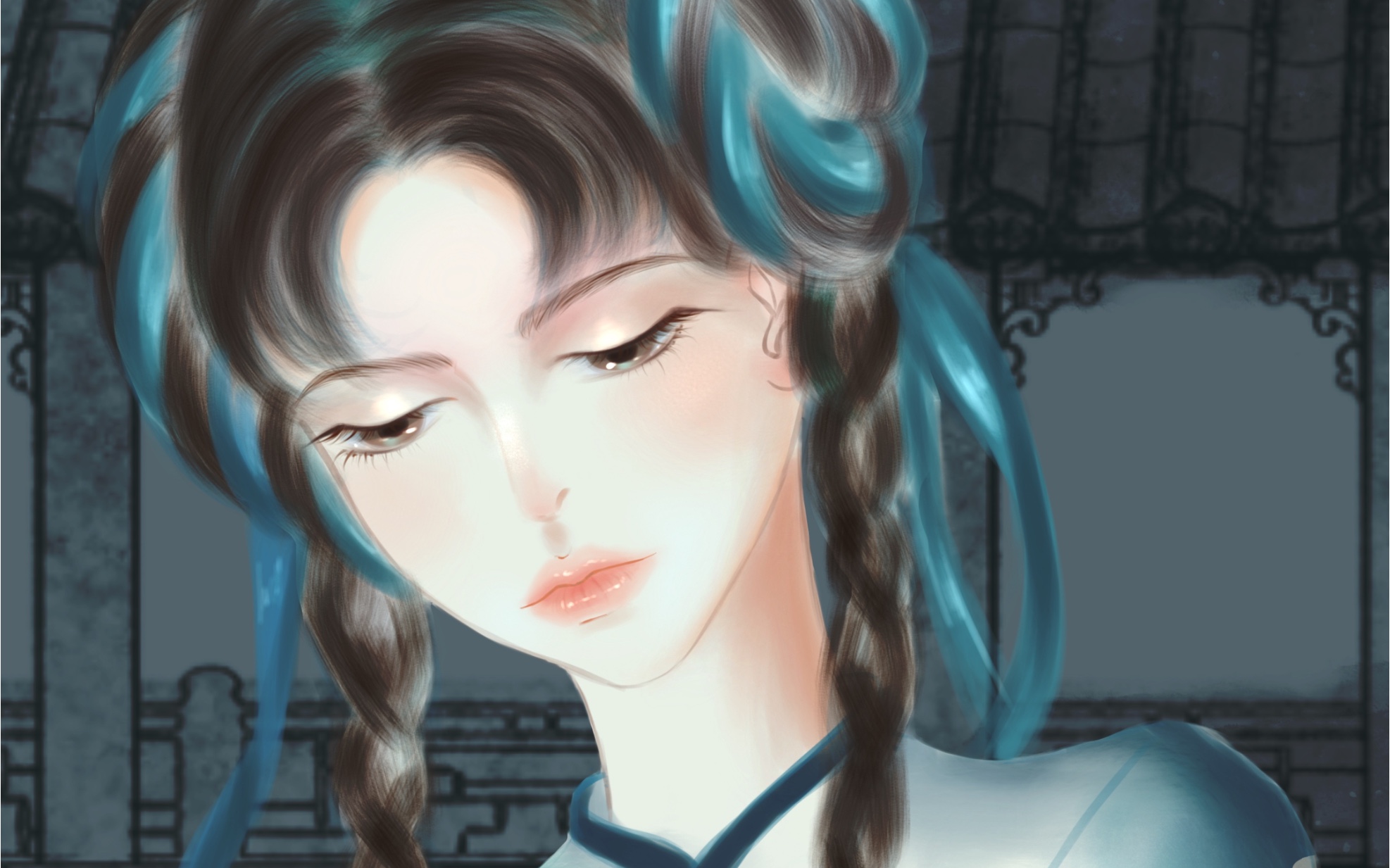 【茶羽】摸一张西施诗语江南的同人图(西施)_哔哩哔哩_bilibili