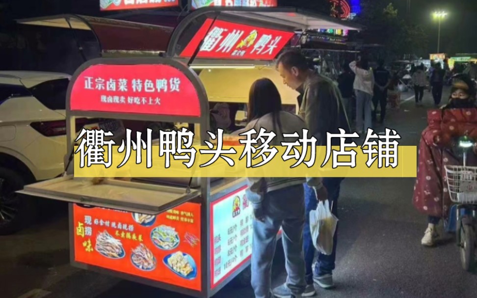 衢州鸭头鸥翼门电动三轮摆摊餐车小吃车哔哩哔哩bilibili