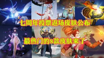 Download Video: 七周年庆投票返场皮肤确定，最有希望进入前五名的8款皮肤