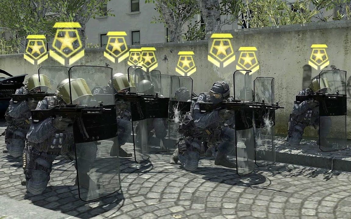 使命召唤:现代战争3 和30个gign盾兵打生存#2