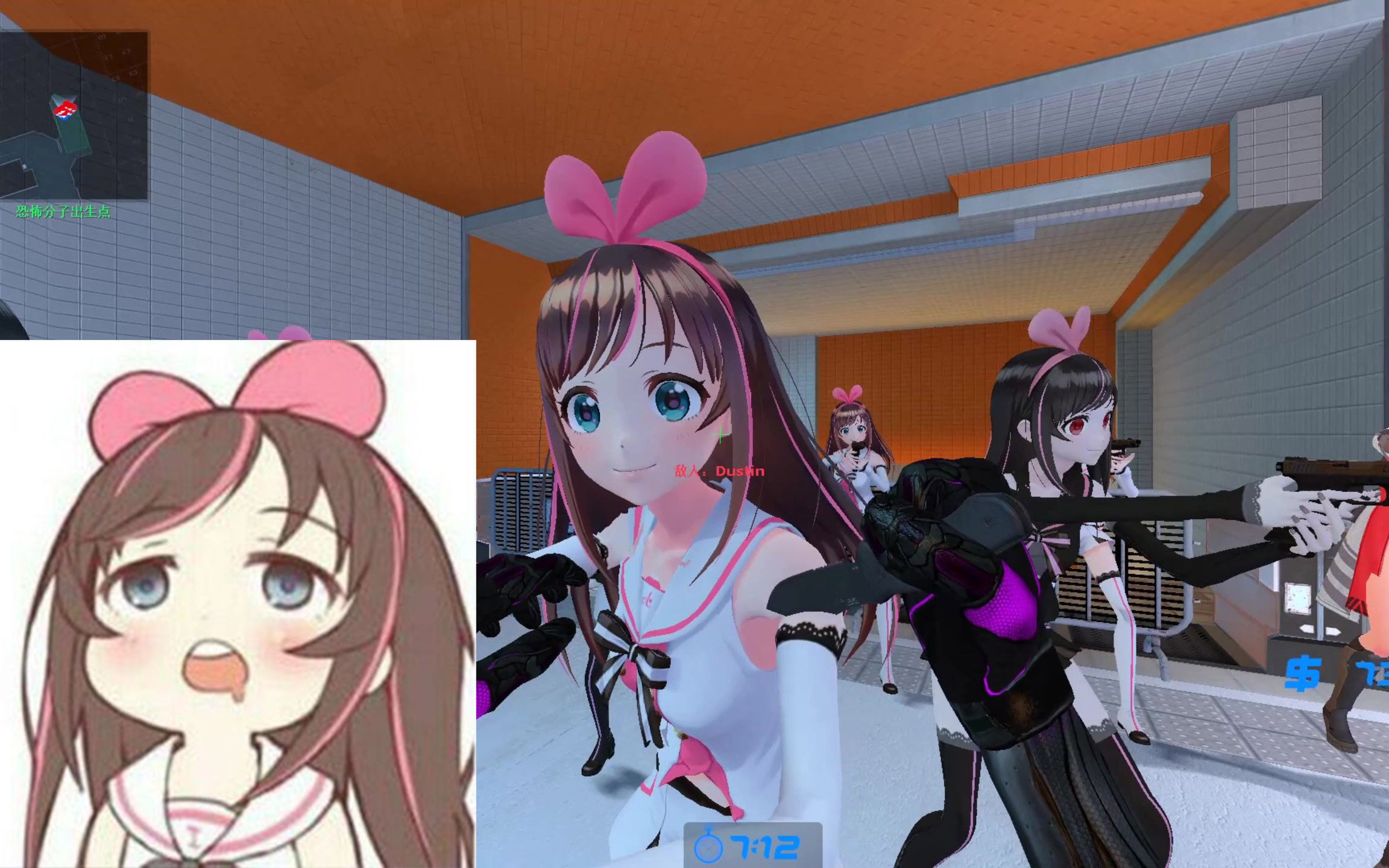 【cs起源模型分享】爱酱&黑爱_哔哩哔哩bilibili_反恐精英