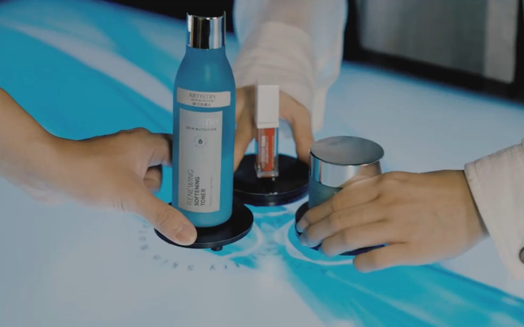 令牌识别,多媒体物体识别桌,感应识别互动,感应识别