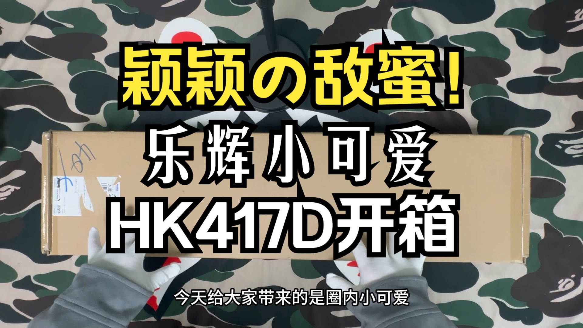 颖颖の敌蜜?儿童玩具乐辉家hk417d开箱测评