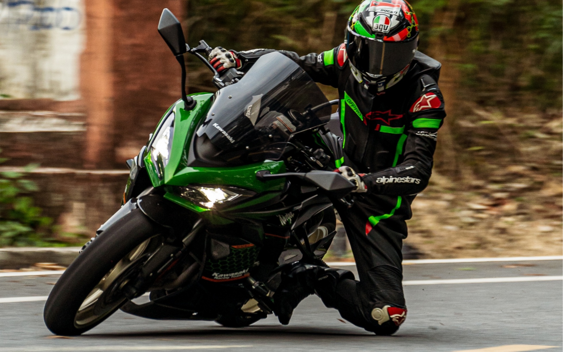 川崎ninja1000sx 山路动态展示