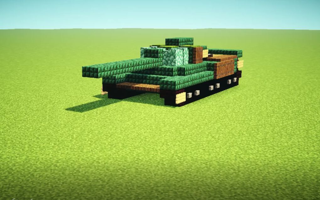 【我的世界】苏联t44坦克教程