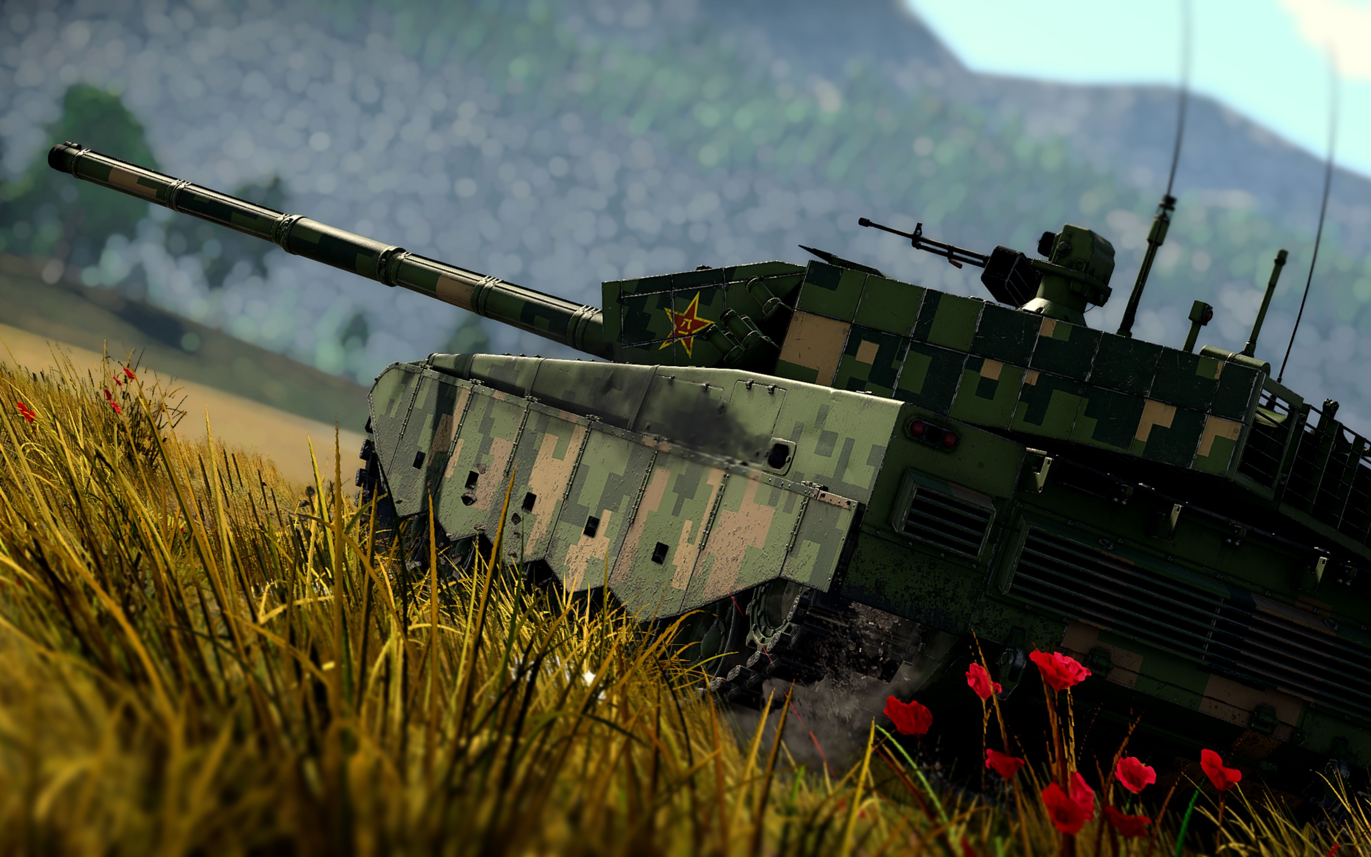 战争雷霆登岛作战ztz99a震撼短片