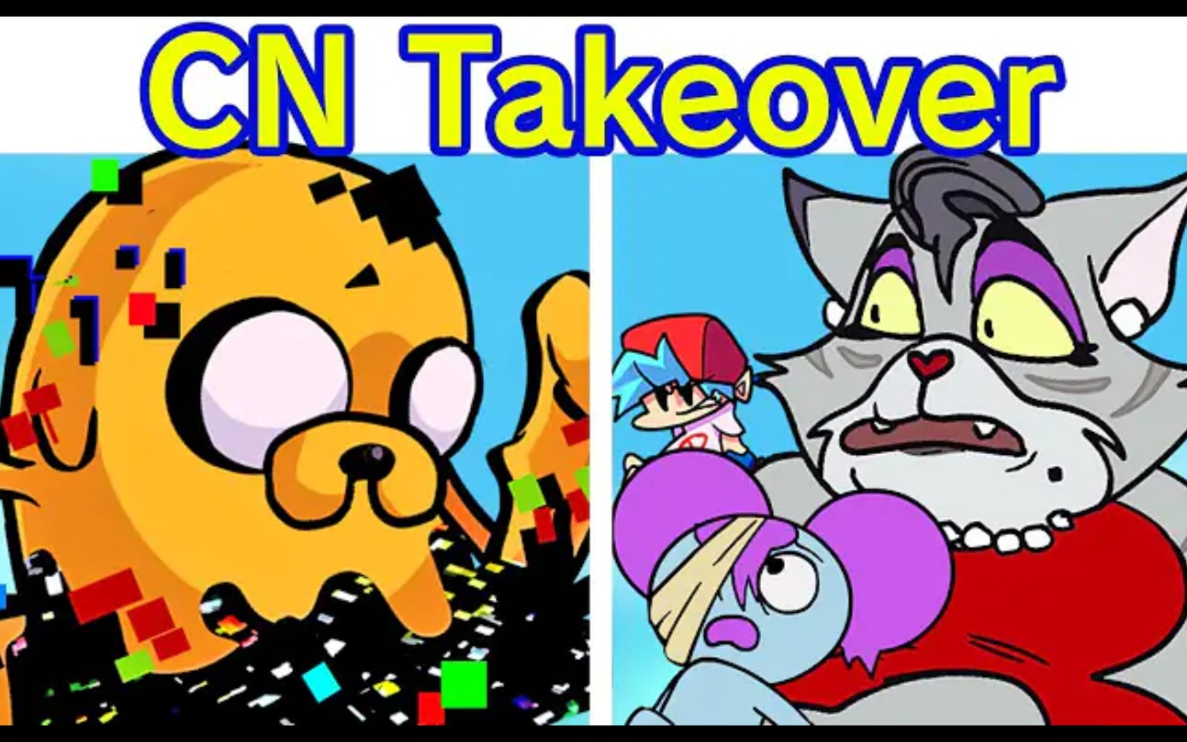 FNF模组 VS 错误化Finn & Jake | CN Takeover (DEMO)