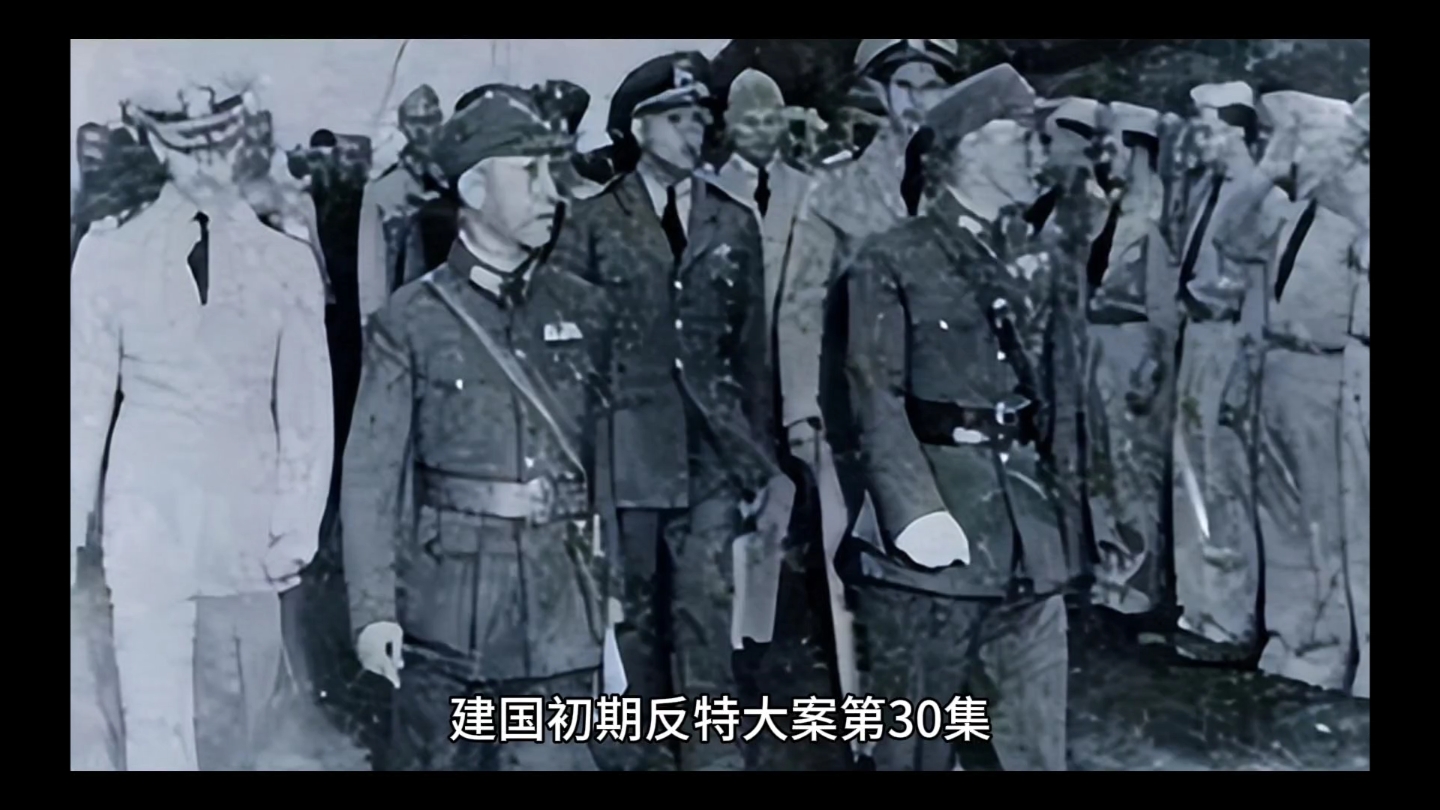 建国初期反特大案第三十集