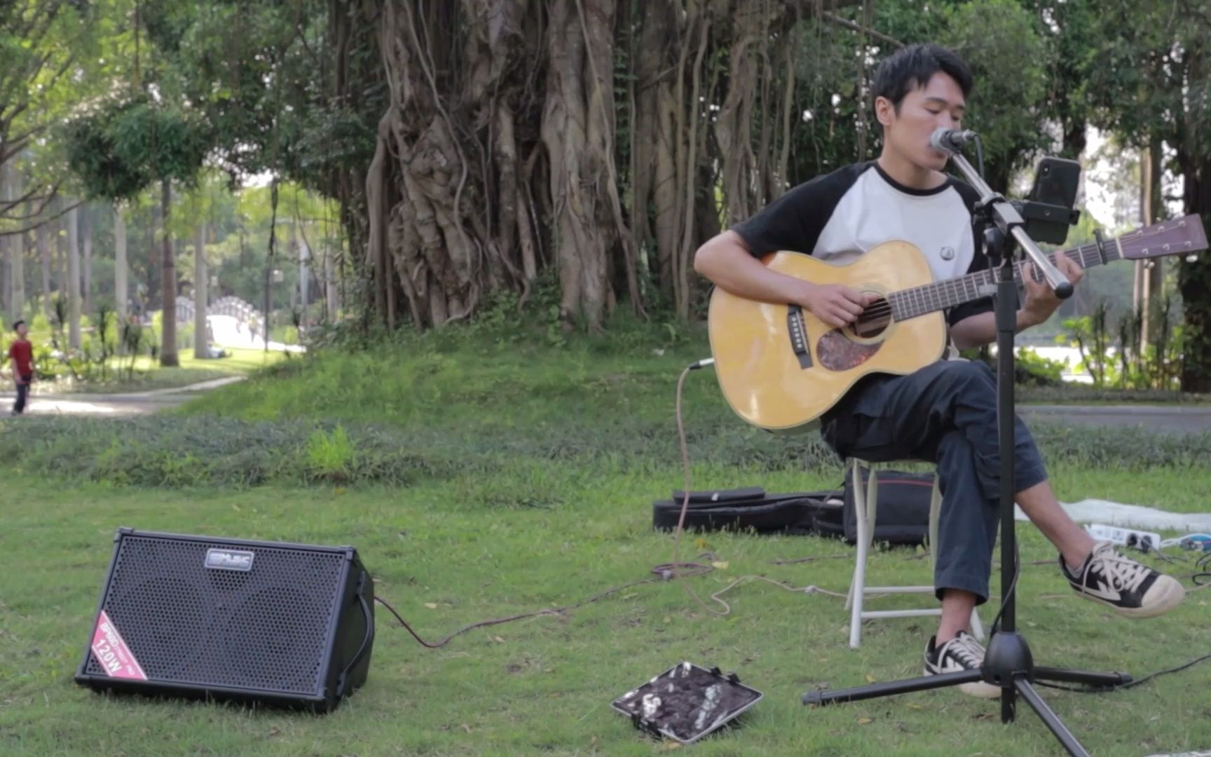 活动作品酷乐户外弹唱音箱音质效果很棒