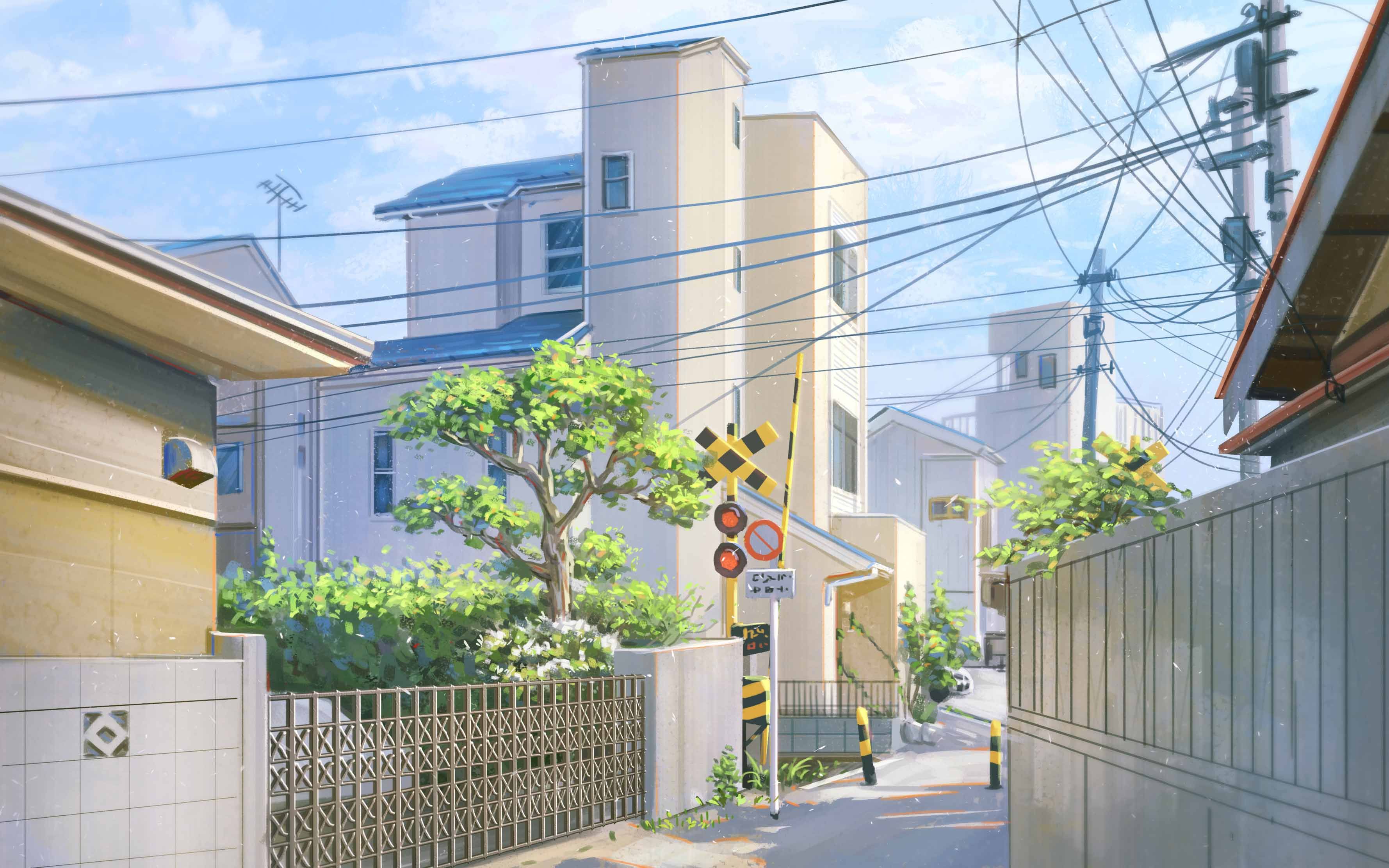 日本动漫街景高清图片