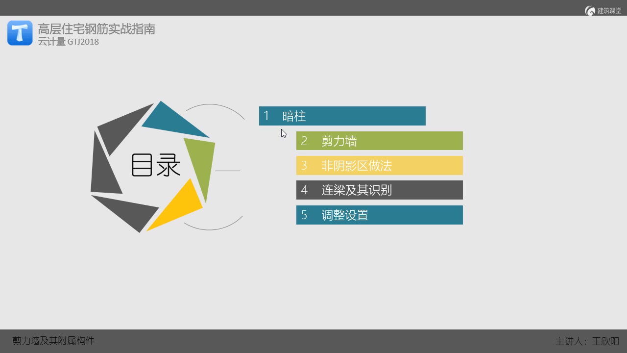 王欣阳老师15.GTJ2018高层住宅钢筋实战指南【更新完结】哔哩哔哩bilibili