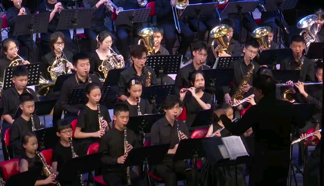 [图]广东省江门市维乐青少年交响管乐1团演奏《世纪序曲》（音乐会现场版