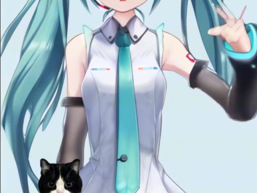 [图]初音跳牛奶猫舞蹈会发生什么事呢？