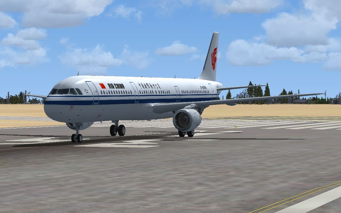 【fsx】a321  zbaa本场五边飞行