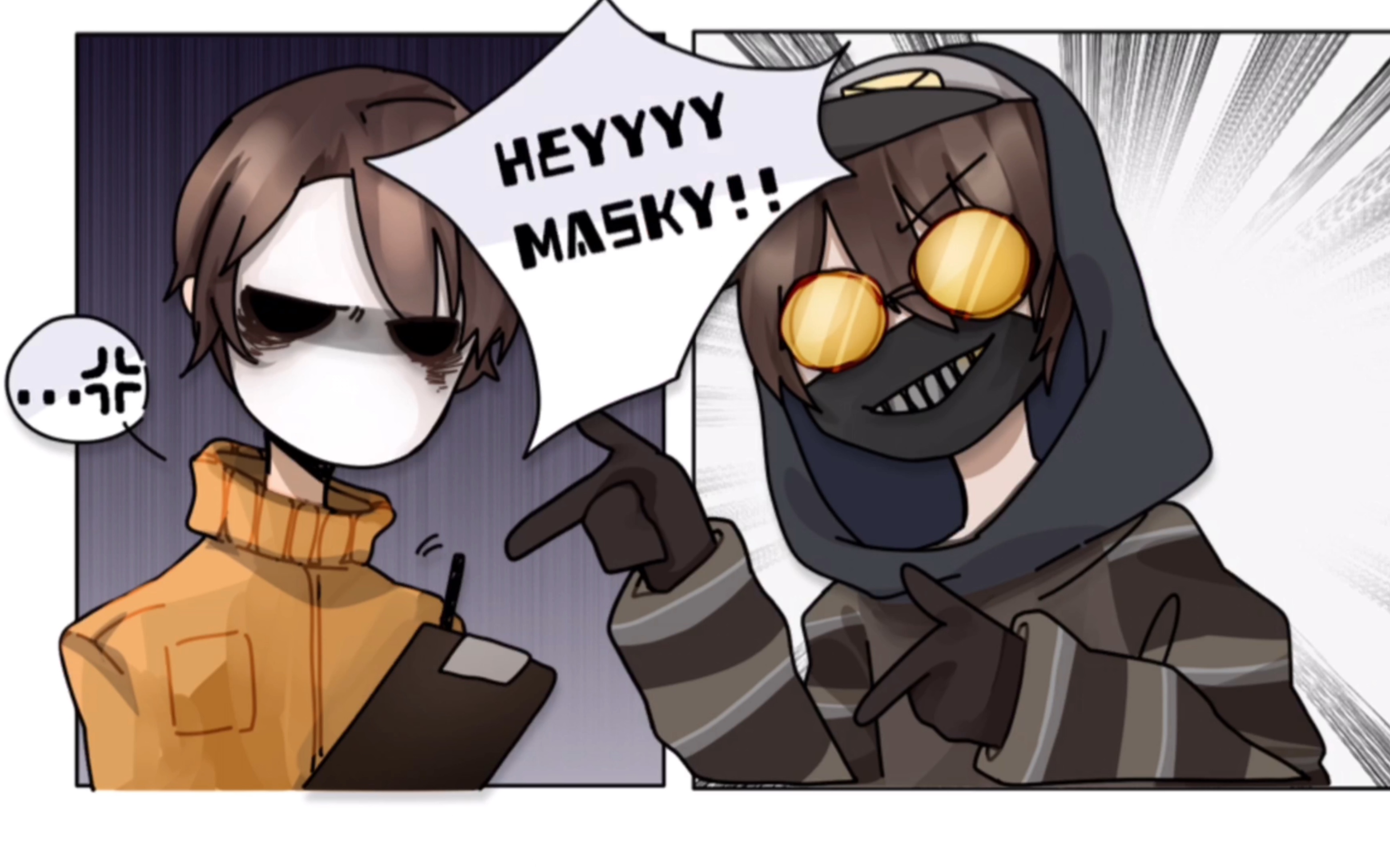 【mmv/creepypasta蠕动意面】i adore her(them) animation meme