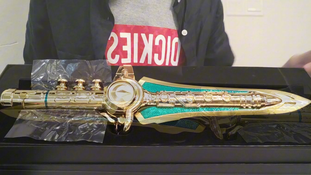 万代2014会场限定,恐龙战队镀金龙笛(兽奏剑)开箱!