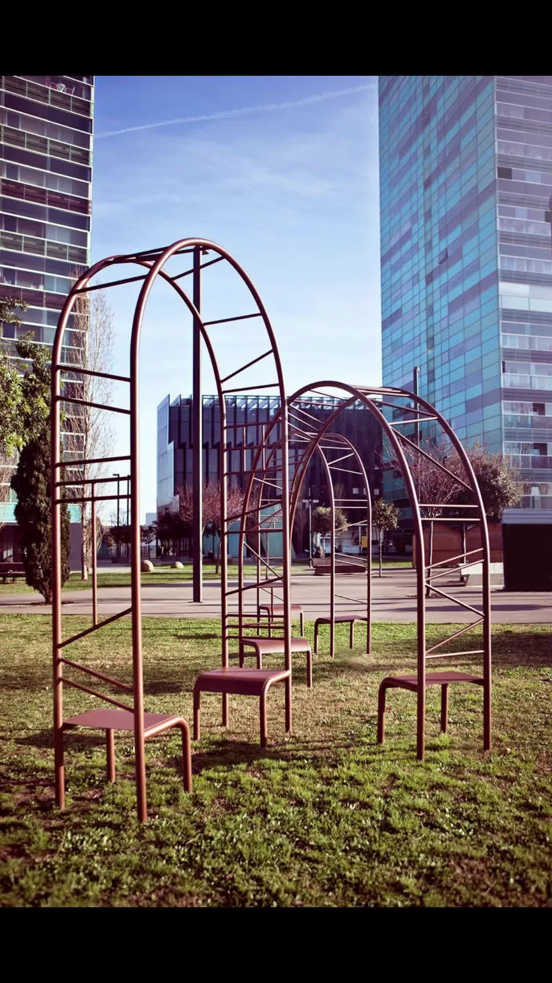 异形金属景观城市家具