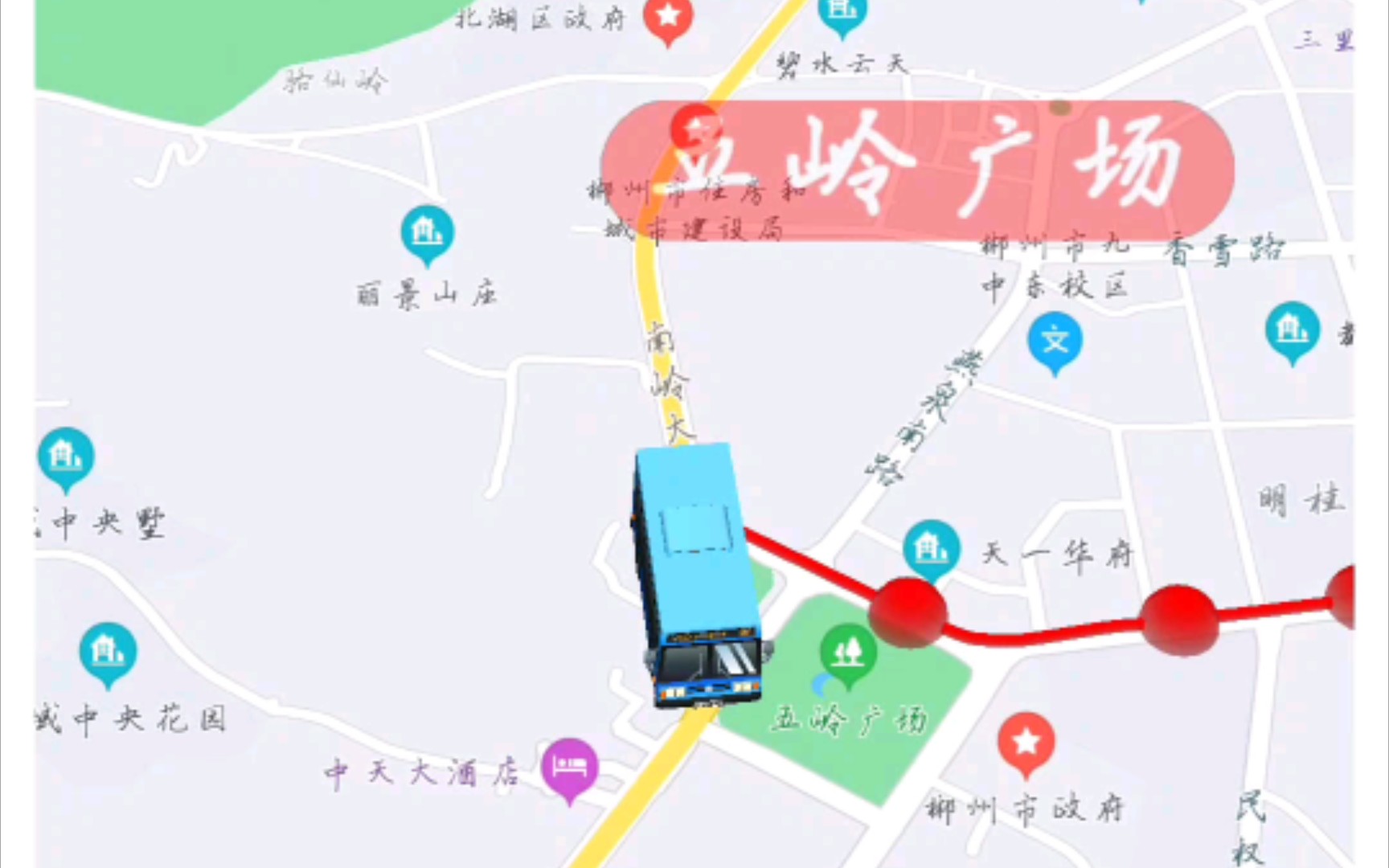 郴州城际公交201路线路地图模拟哔哩哔哩bilibili