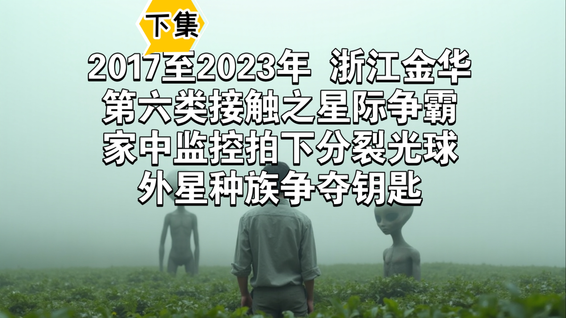 2017至2023年浙江金华,第六类接触之星际争霸,家中监控拍下分裂光球,外星种族争夺钥匙哔哩哔哩bilibili