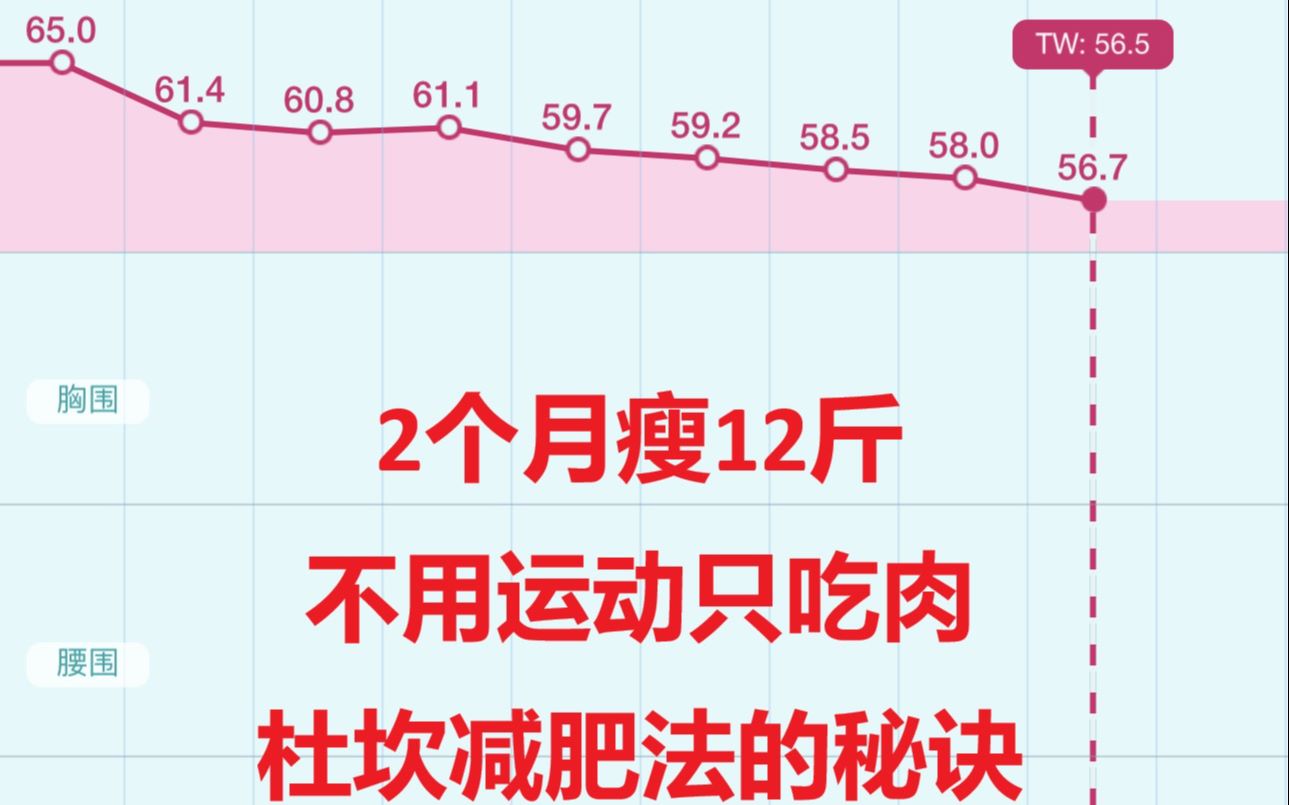 杜坎减肥/2个月瘦12斤/不用运动只吃肉的减肥法/超适合懒人的减肥法哔哩哔哩bilibili