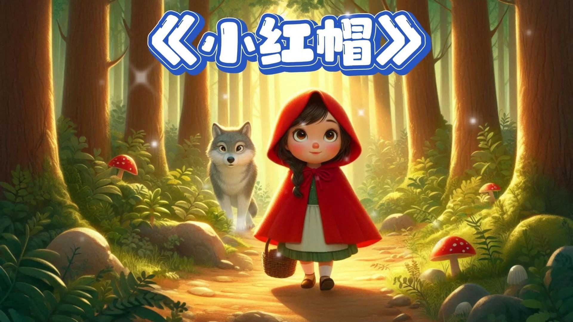 早教益智儿歌《小红帽》