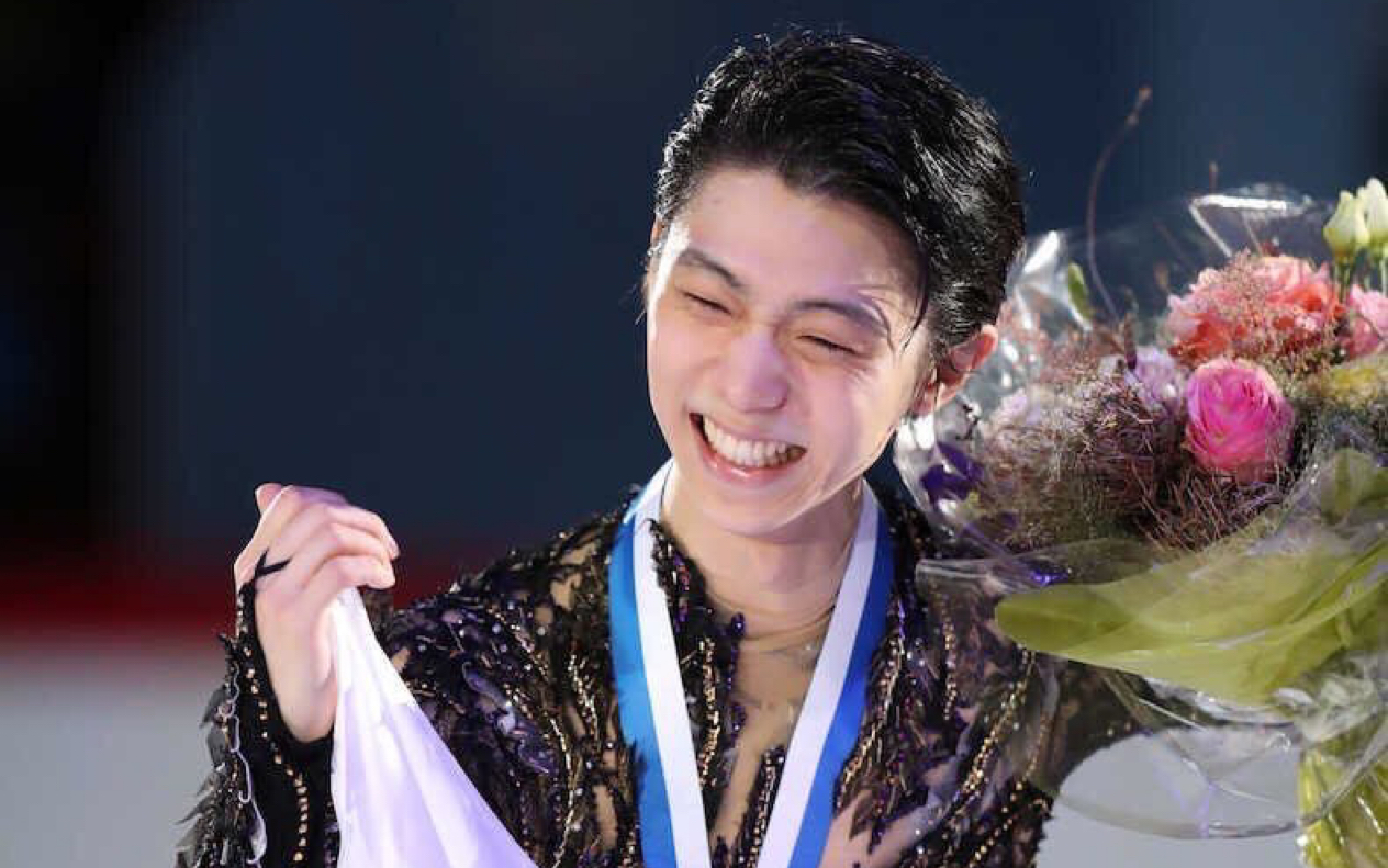 羽生結弦2018gp芬蘭fsorigin熱情的西班牙男粉飯拍鏡頭略晃