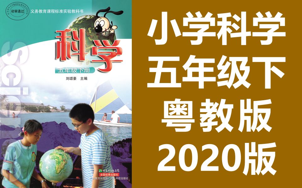 小学科学五年级科学下册 粤教版 2020新版 科学5年级科学 广东版哔哩哔哩bilibili