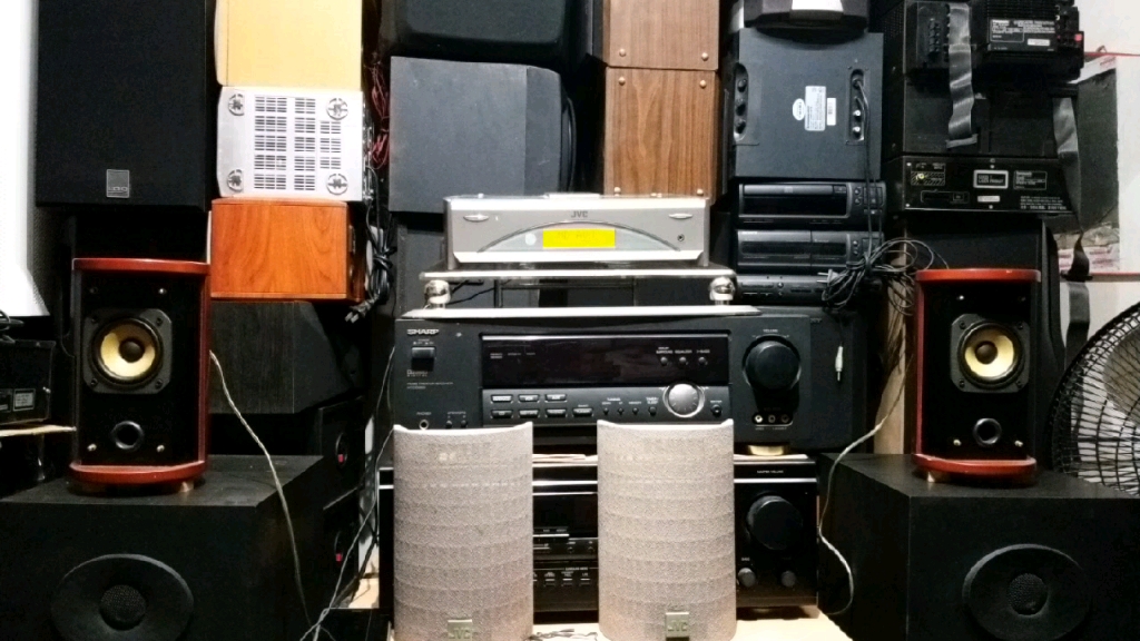 jvc sd9 组合音响,试听