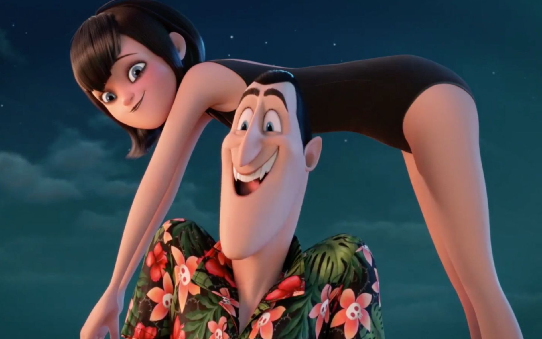 精灵旅社3|德古拉全家一起打怪兽排球 那球真惨