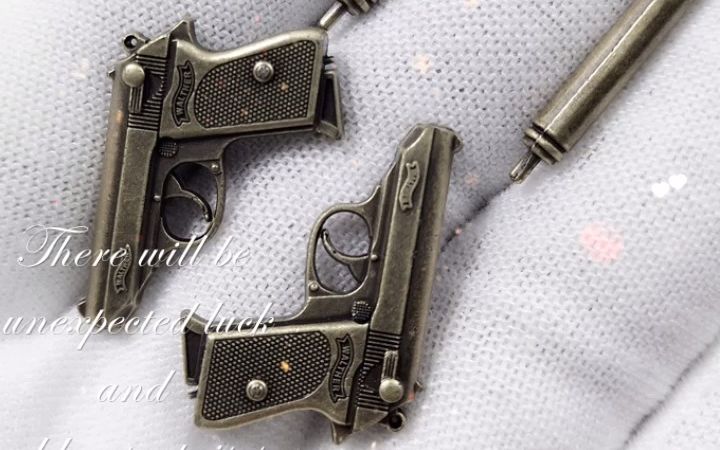 16兵人枪微缩模型佩戴消音器 不可发射无功能12寸人偶配件定做