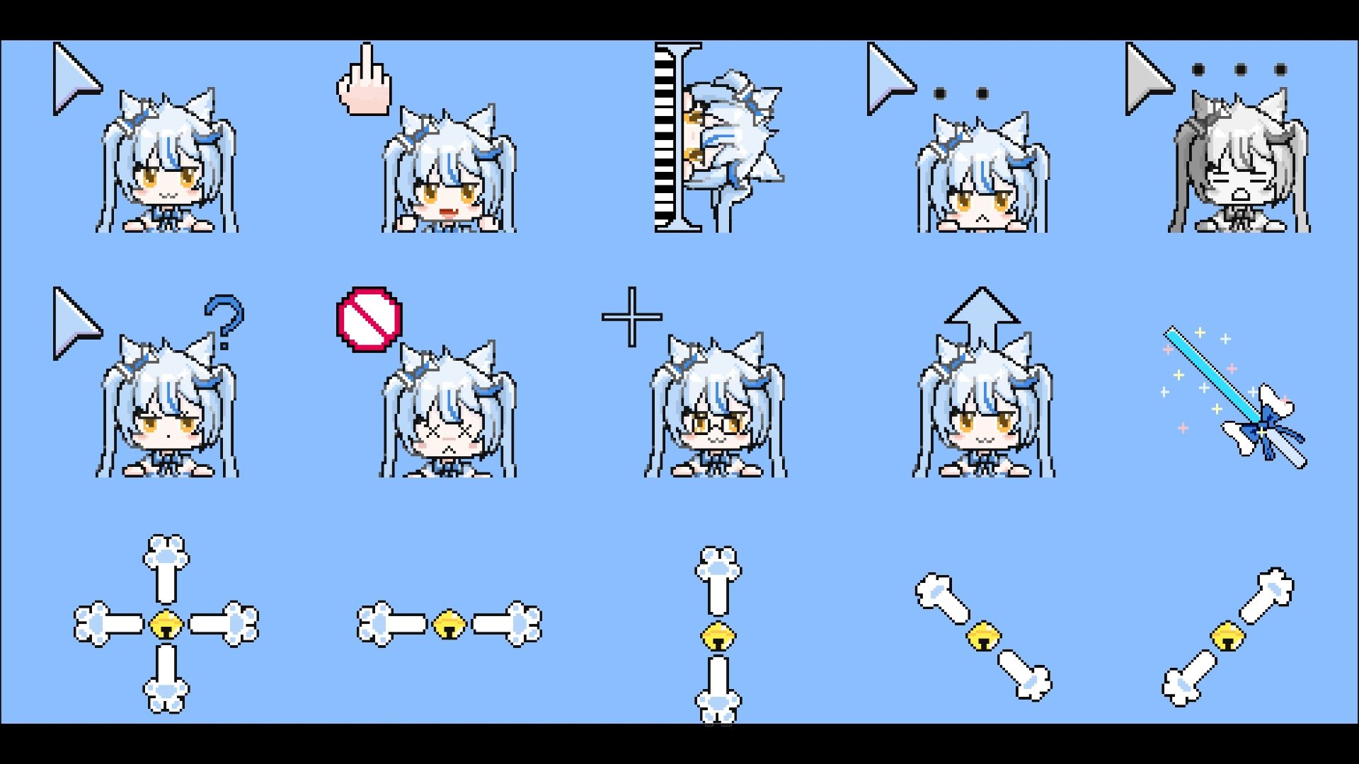 大白猫鼠标指针