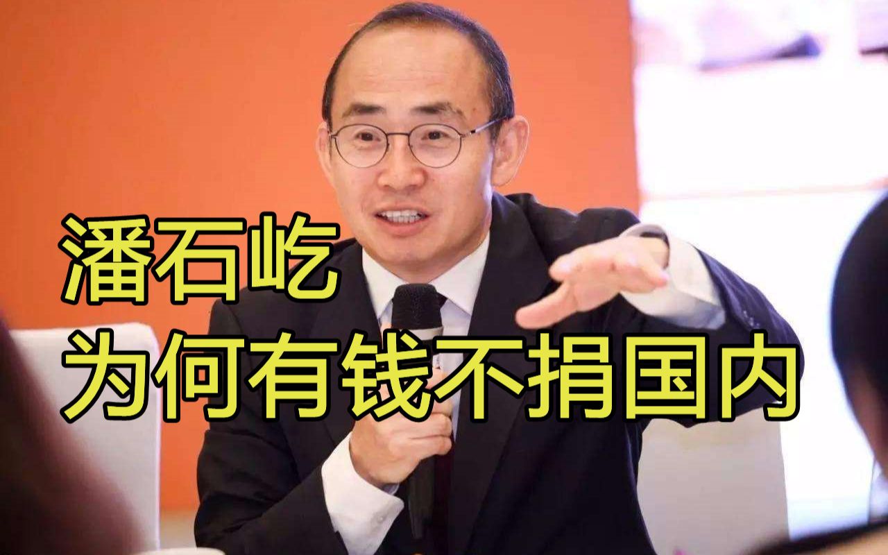 潘石屹海外捐款已达6亿,对国内却一毛不拔!他为何要这样做