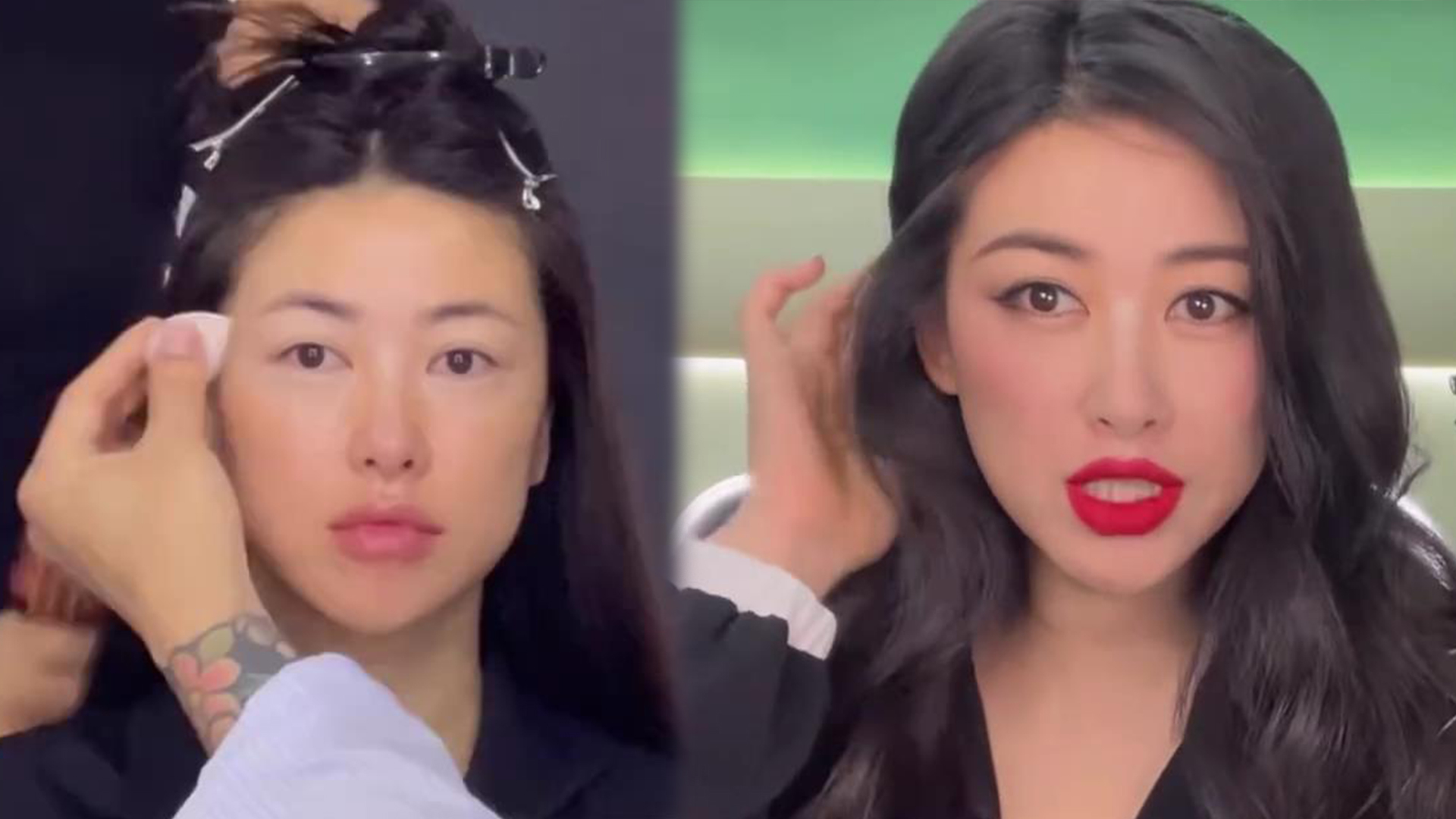 朱珠素颜曝光引热议,面容憔悴皮肤蜡黄,妆前妆后判若两人